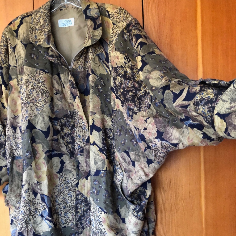Vintage Gina Danova jacket/coat - wool, dolman